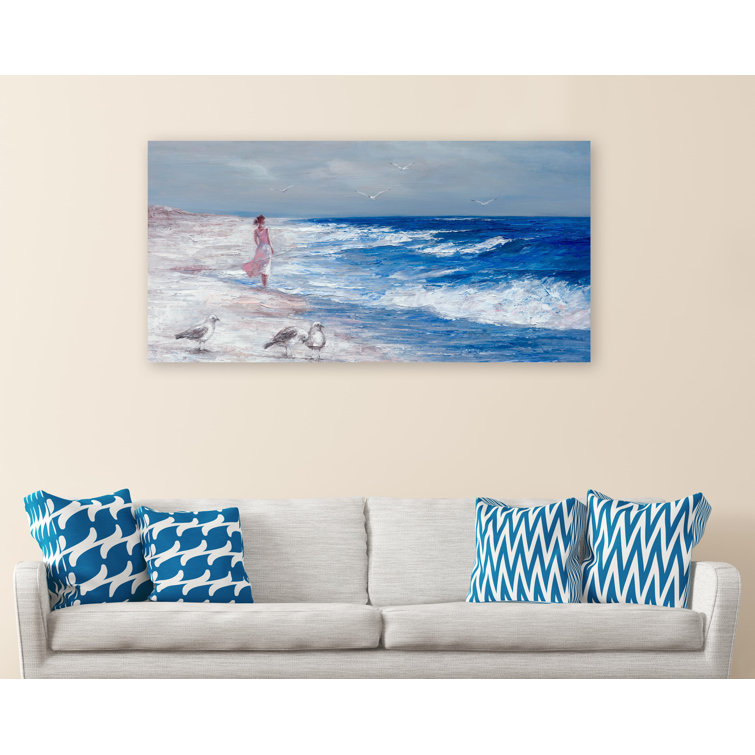 Dovecove Taber Seaside Encounter On Canvas Painting Wayfair